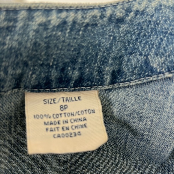 Vintage Denim Button Down Jeans Dress Size Small - Picture 16 of 16